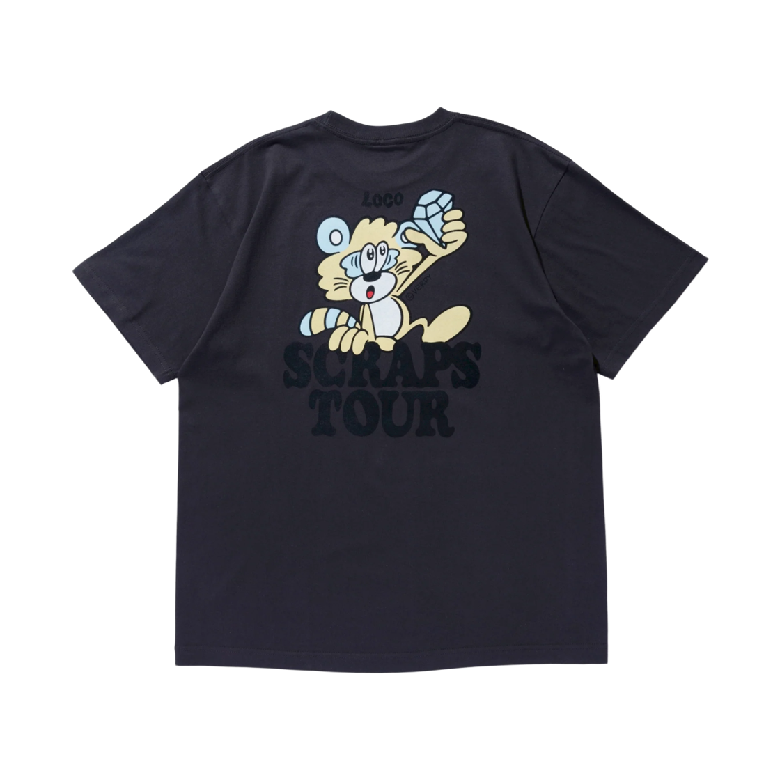 - Verdy x Loco Scraps Tour T-Shirt Black