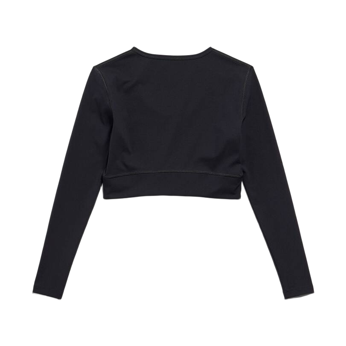 (W) 발렌시아가 액티브웨어 롱슬리브 스포츠 브라 블랙((W) Balenciaga Activewear Long Sleeve Sports Bra Black) - 2