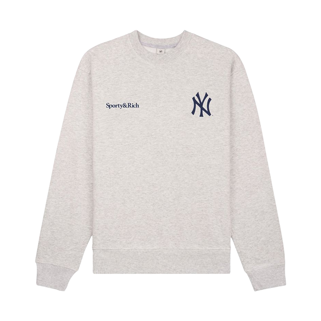 ST071505300GY Sporty & Rich Champions Crewneck Sweatshirt Grey