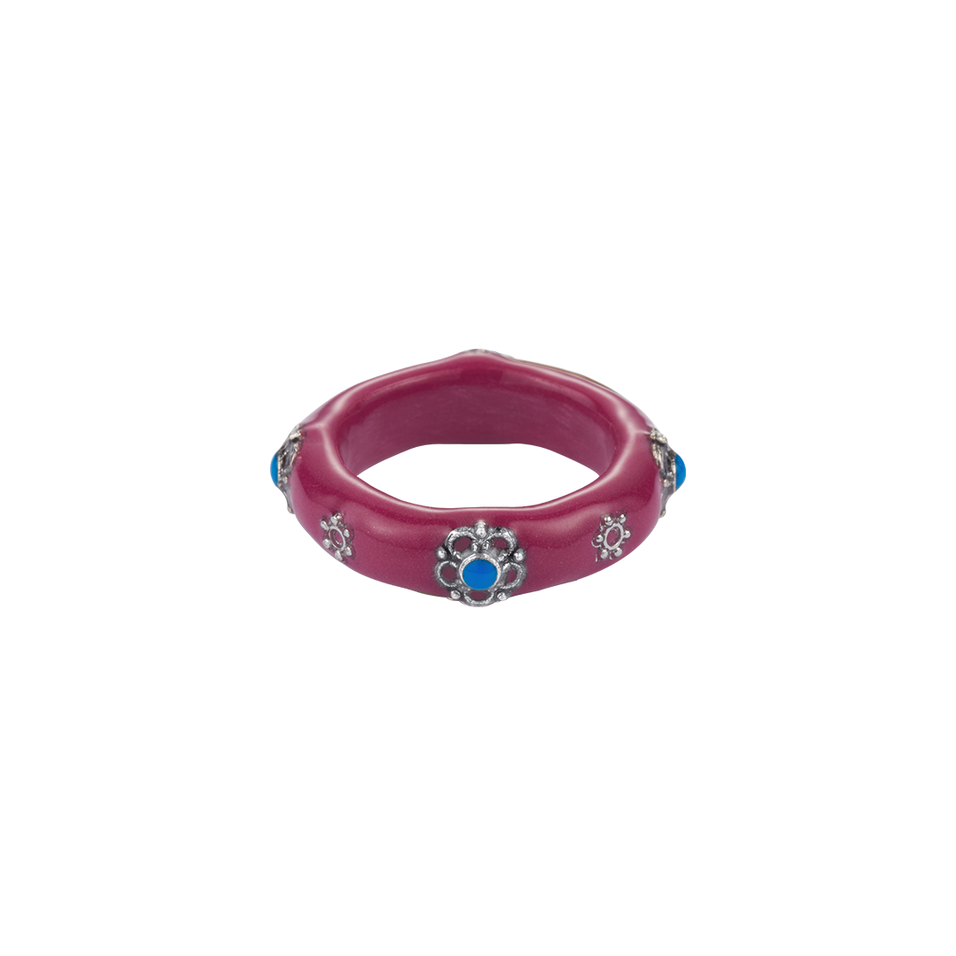 25SSJRGFIODRFF Nff Fiora Ring Deep Rose