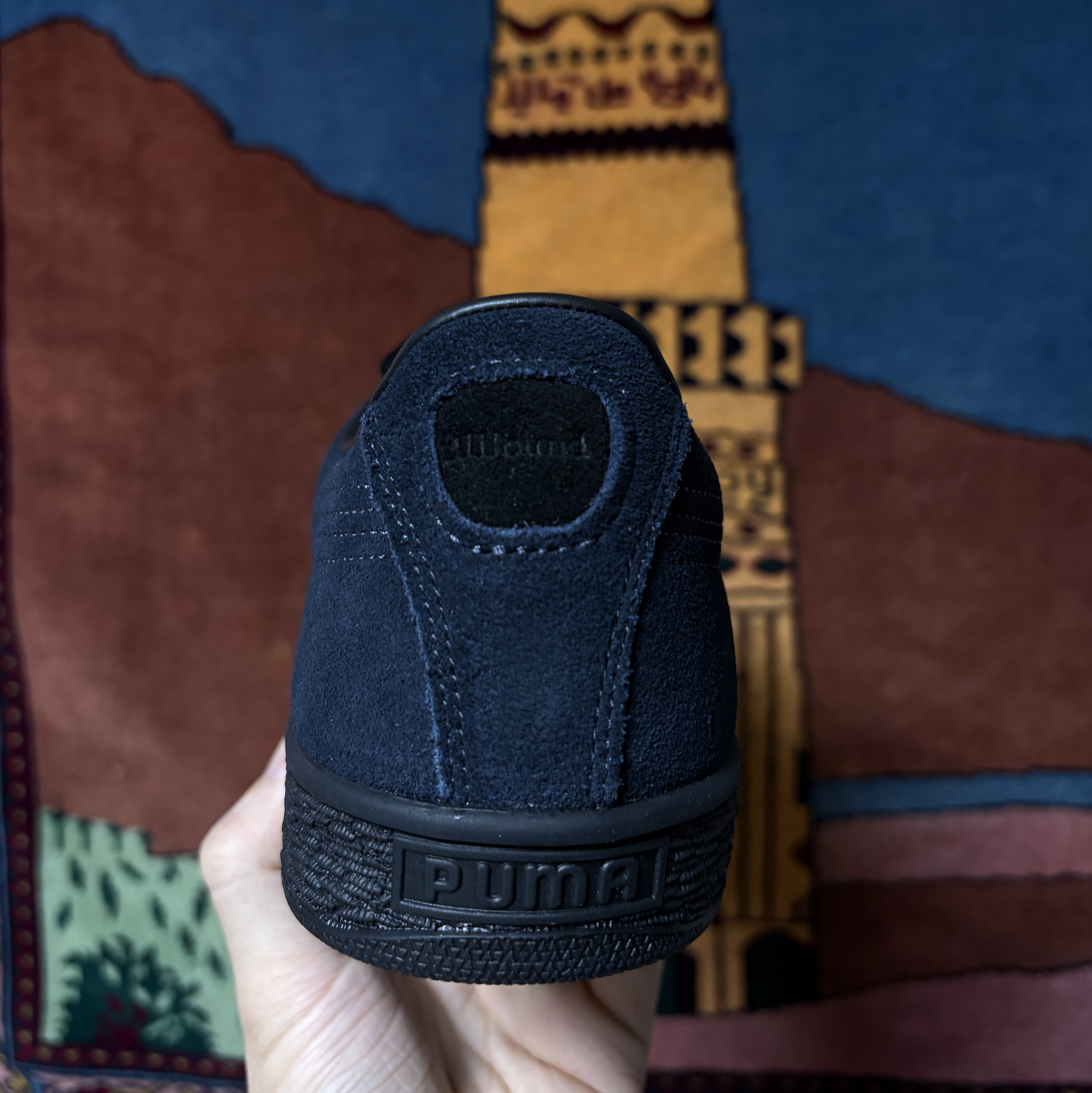 Puma x JJJJound Suede 2 Deep Navy 착용 스타일 - 2