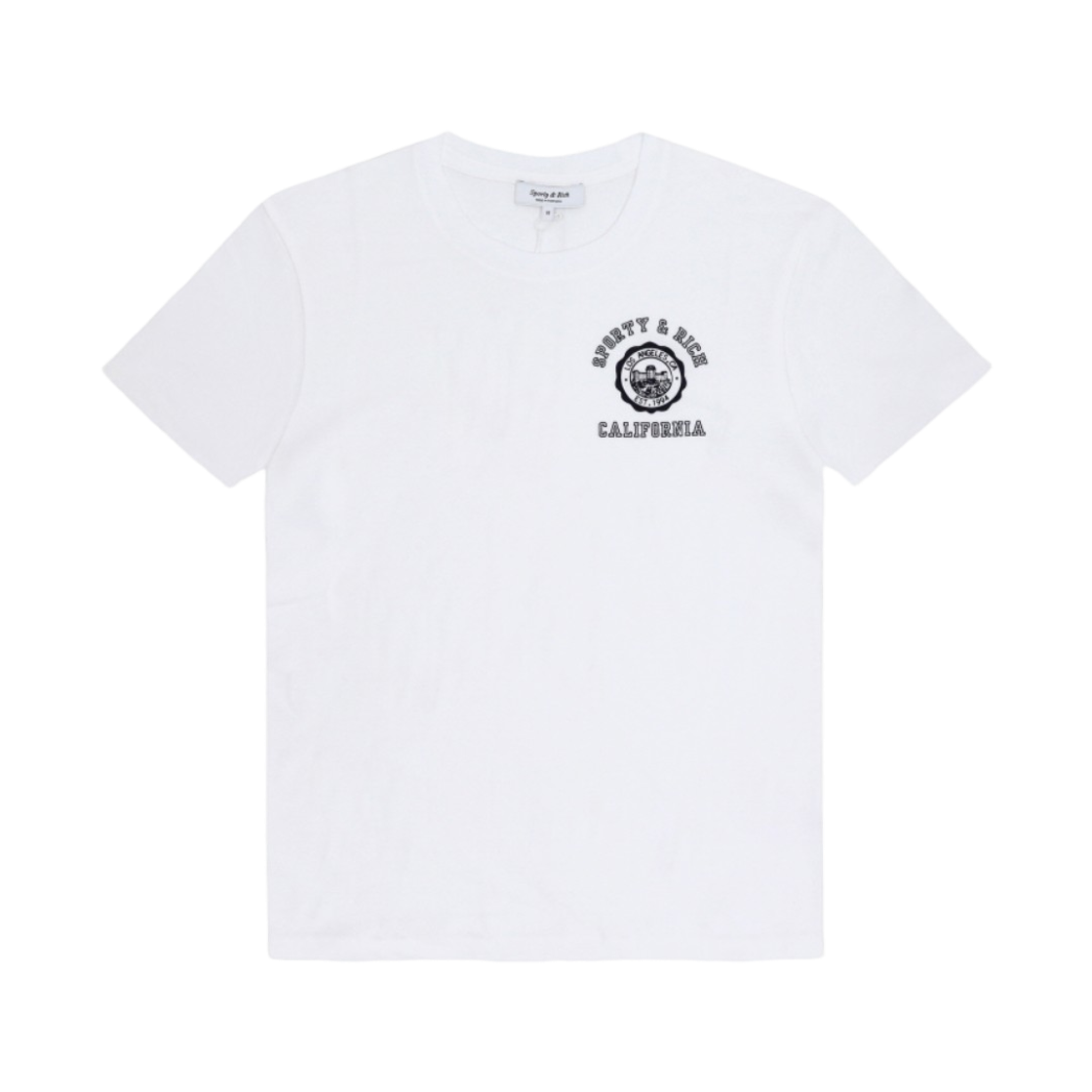 스포티 앤 리치 캘리포니아 엠블럼 티셔츠 화이트(Sporty & Rich California Emblem T-Shirt White)