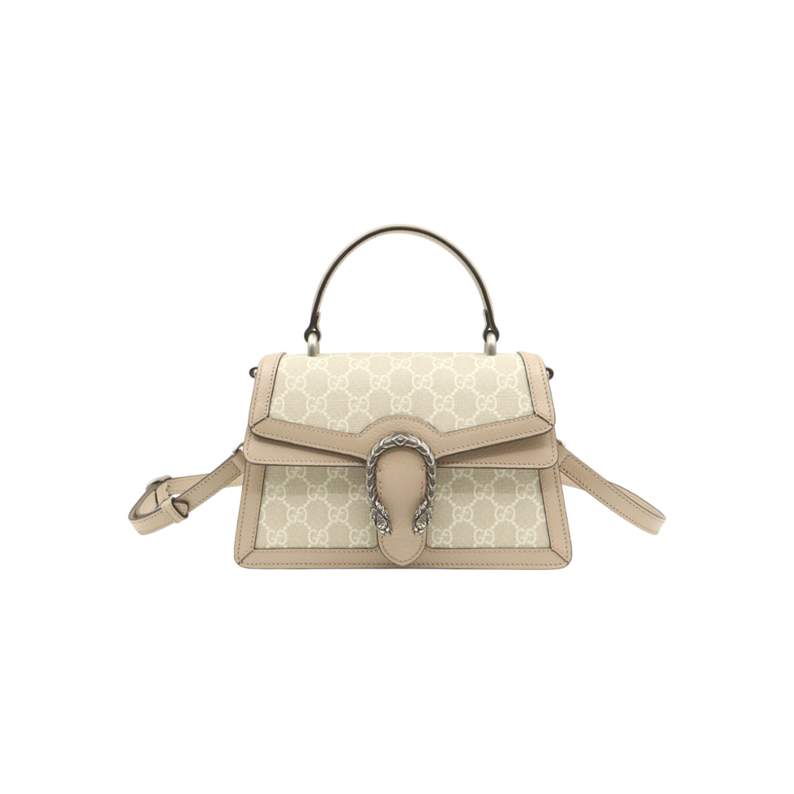 ITMPTWIKKNDP Gucci 739496 GG Beige/White Supreme Canvas Dionysus Top Handle 2 Way Bag
