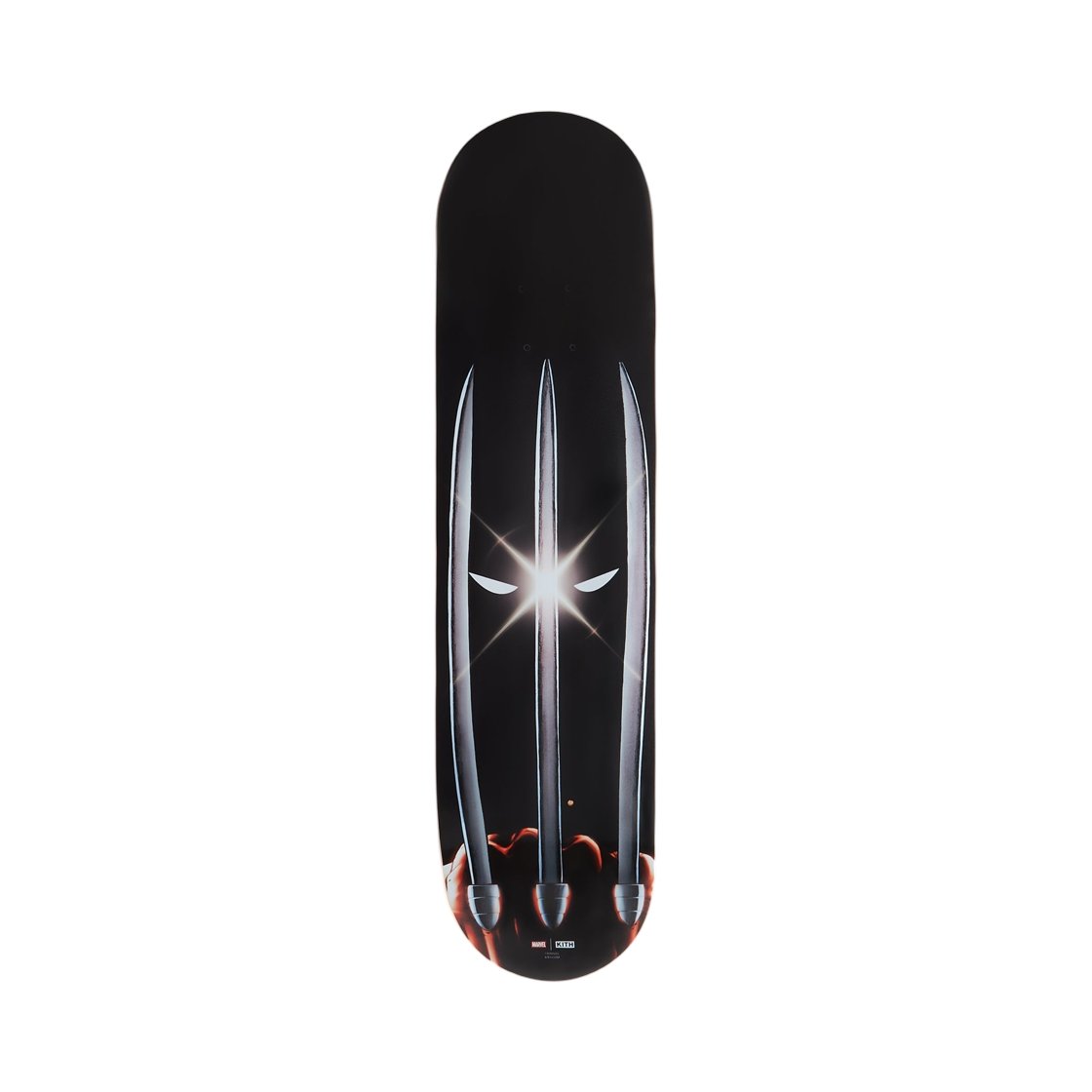 키스 x 마블 울버린 스케이트 덱 블랙(Kith x Marvel Wolverine Skate Deck Black)
