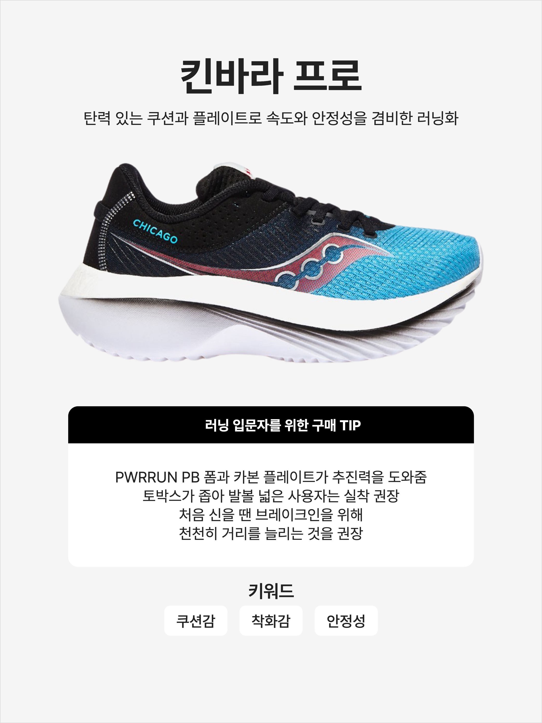 Saucony Kinvara Pro Blue Black, (W) Saucony Kinvara Pro White Ink 착용 스타일 - 1