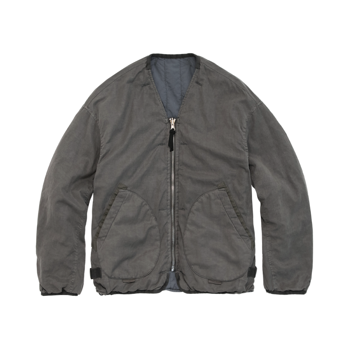 PL5LJK9906AS Polyteru Reversible Liner Jacket Sage Gray + Jade