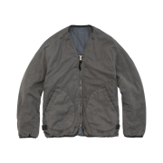 Polyteru Reversible Liner Jacket Sage Gray + Jade