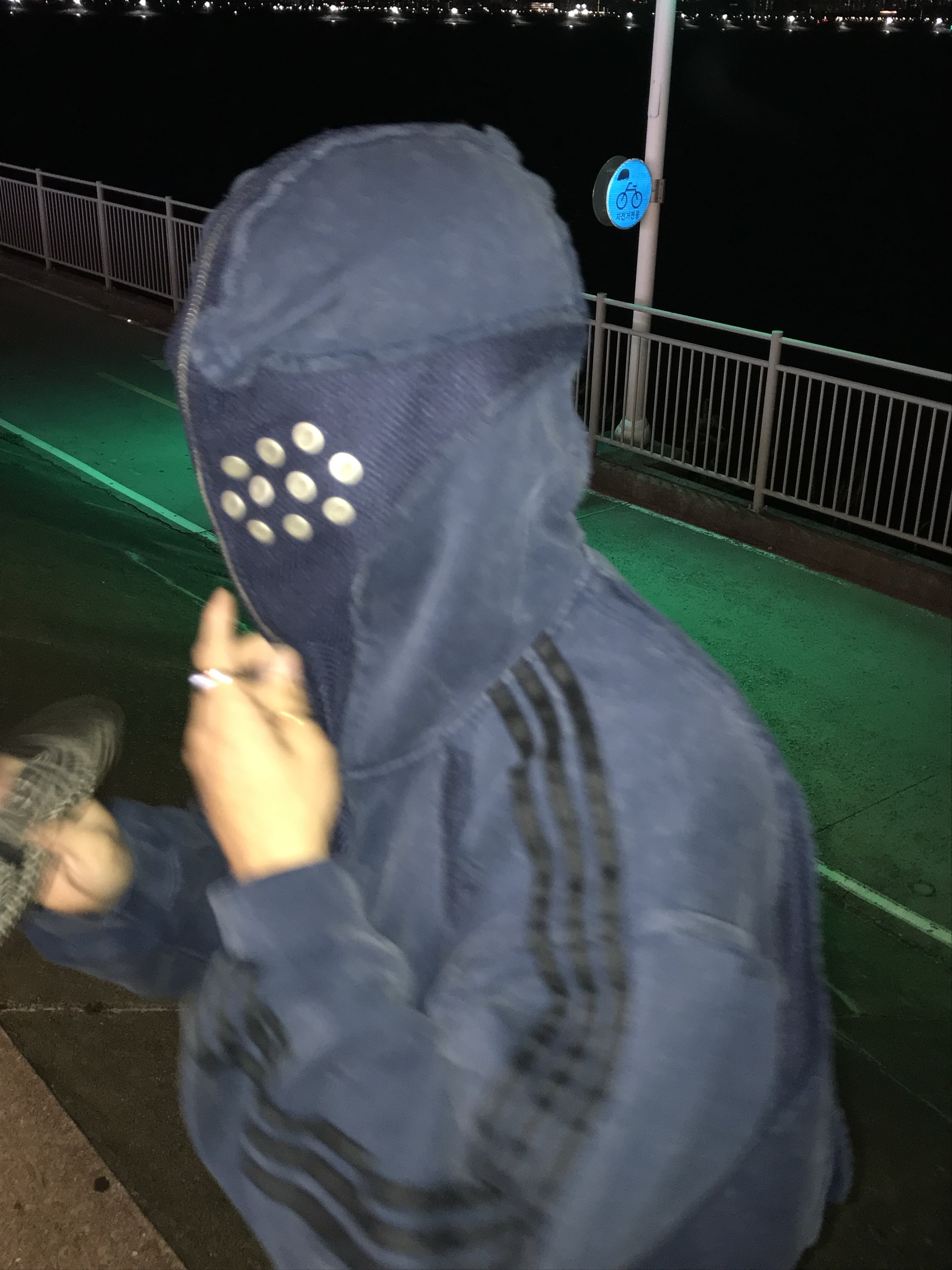 Adidas x Thug Club Teamgeist Sweat Hooded Zip Up Night Indigo - KR Sizing, Atiissu Classy Beanie Khaki 착용 스타일 - 1