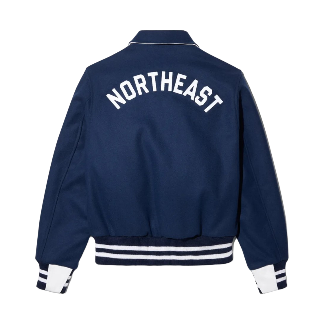 노아 x 골든베어 노스이스트 울 바시티 자켓 로얄 화이트(Noah x Golden Bear Northeast Wool Varsity Jacket Royal White) - 2