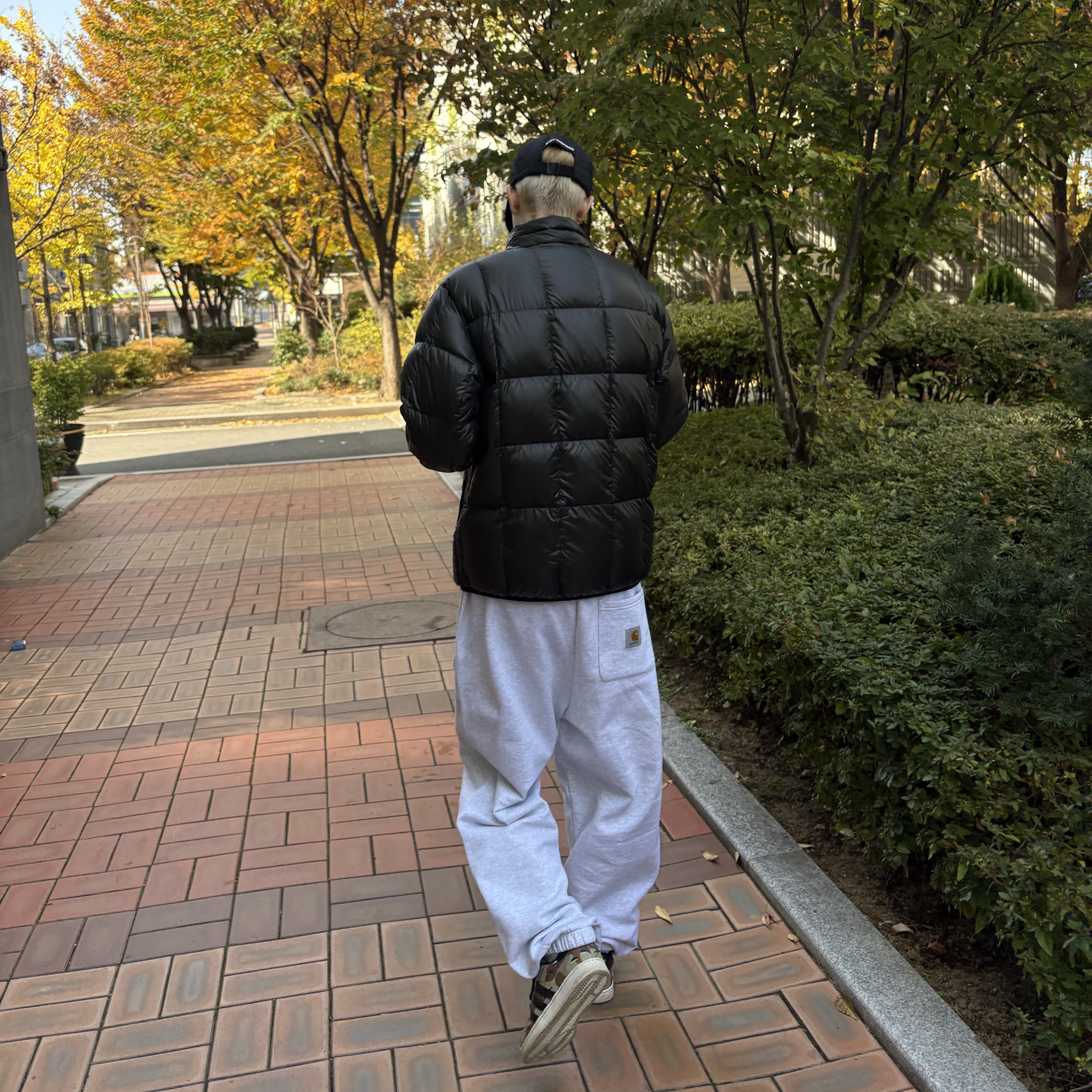 Thisisneverthat Pertex Light Down Jacket Black, [S등급] Refurbished iPhone 15 128GB Black 착용 스타일 - 1