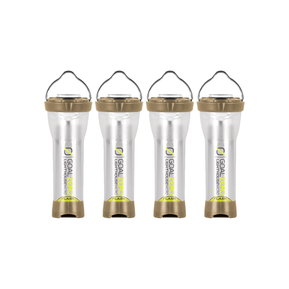 [국내공식밴더] 골제로 라이트하우스 마이크로 랜턴 탄베이지 에디션 4개 정품(GOALZERO Lighthouse Micro Flash USB Rechargeable Lantern Tanbeige Edition)
