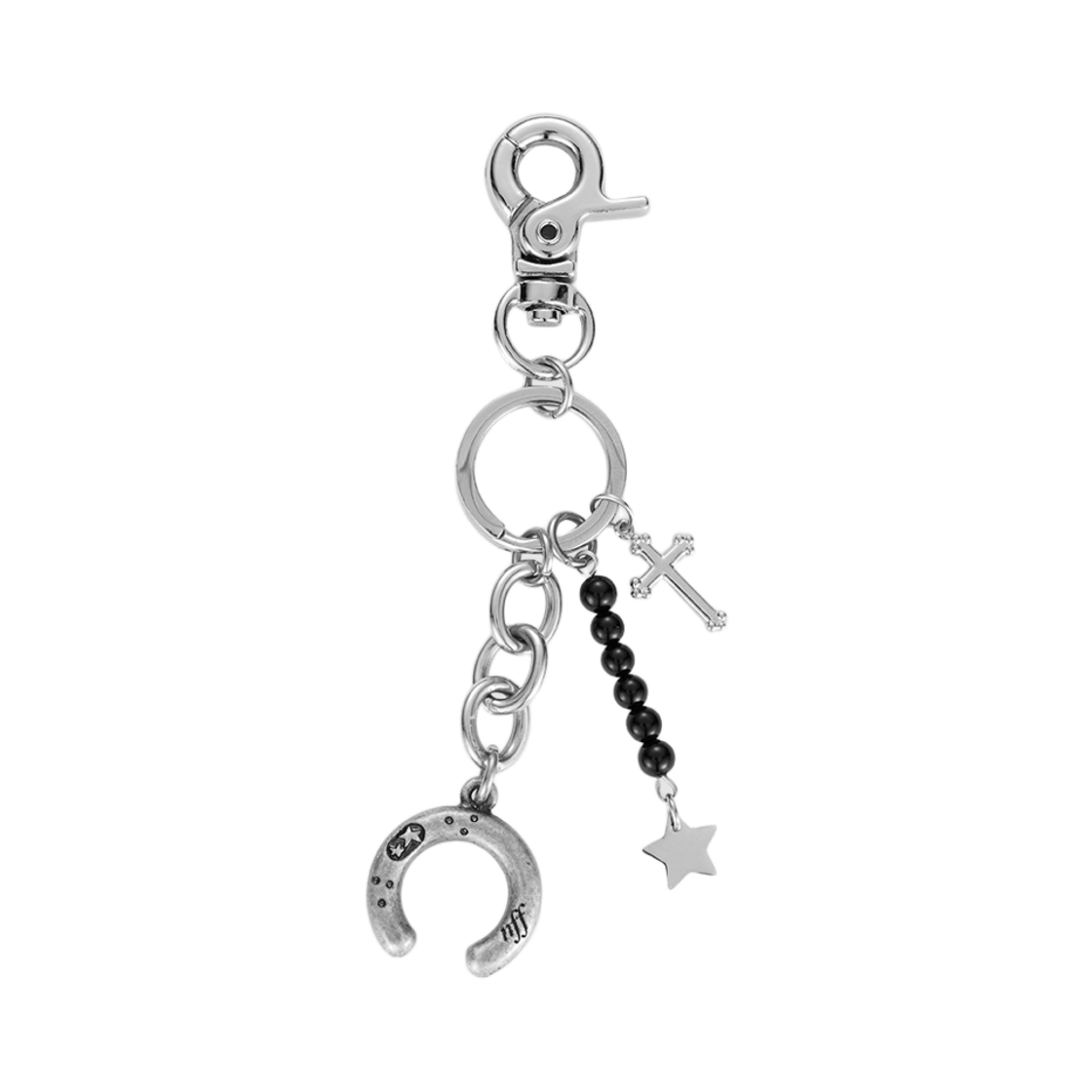 25FWSACCORSVFF Nff Coren Keyring Silver