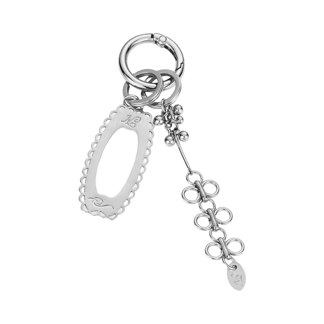 25FWSACFILSVFF Nff Filigree Keyring Silver