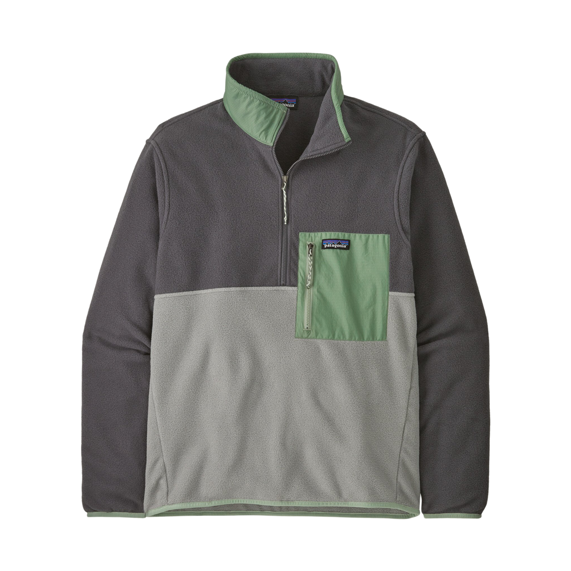 26200 Patagonia Microdini Half Zip Fleece Pullover Forever Grey