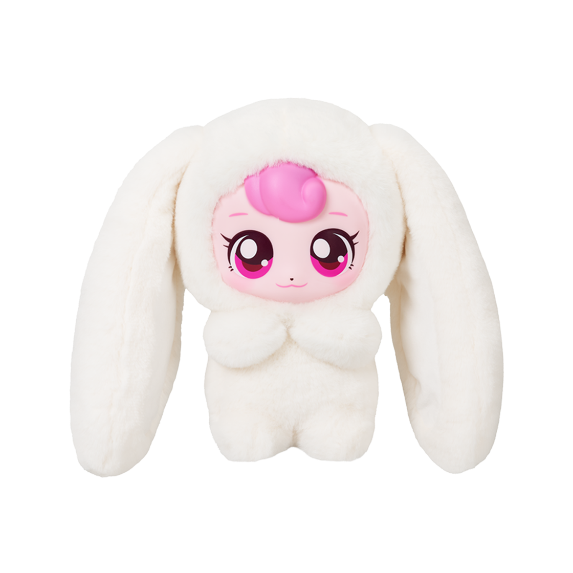 SAMGPING03 Catch! Teenieping White Bunny Heartsping