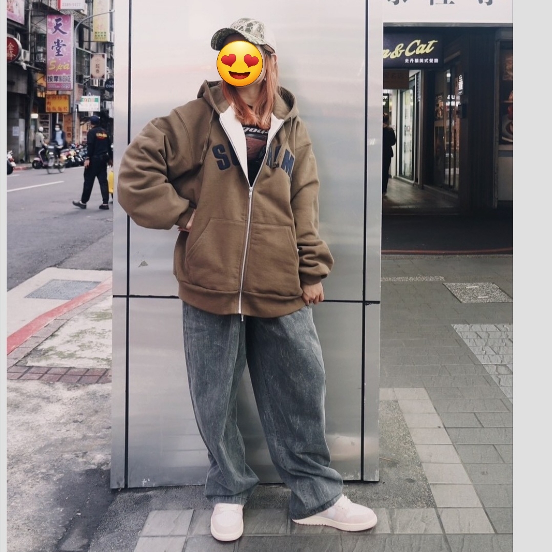 Supreme Arc Thermal Lined Zip Up Hooded Sweatshirt Dusty Brown - 25FW 착용 스타일 - 3