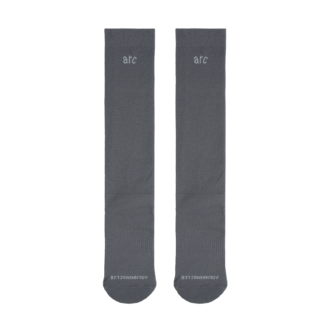 FAG42RKSGRY ARC Run Knee Socks Grey