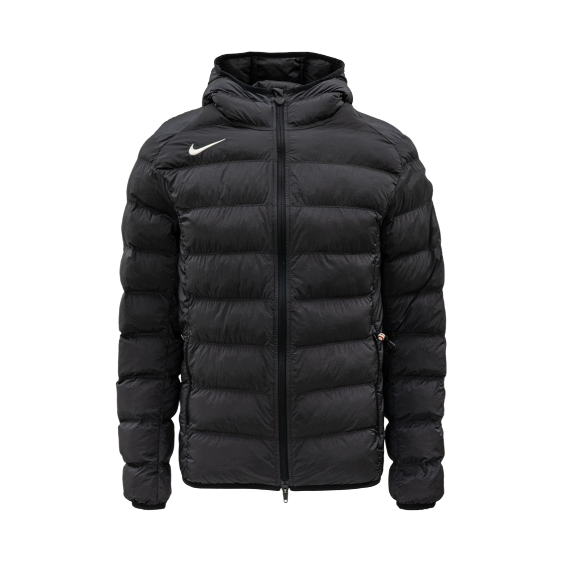 나이키 토탈 90 써마핏 풋볼 푸퍼 자켓 블랙 세일 - 아시아(Nike Total 90 Therma-Fit Football Puffer Jacket Black Sail - Asia)
