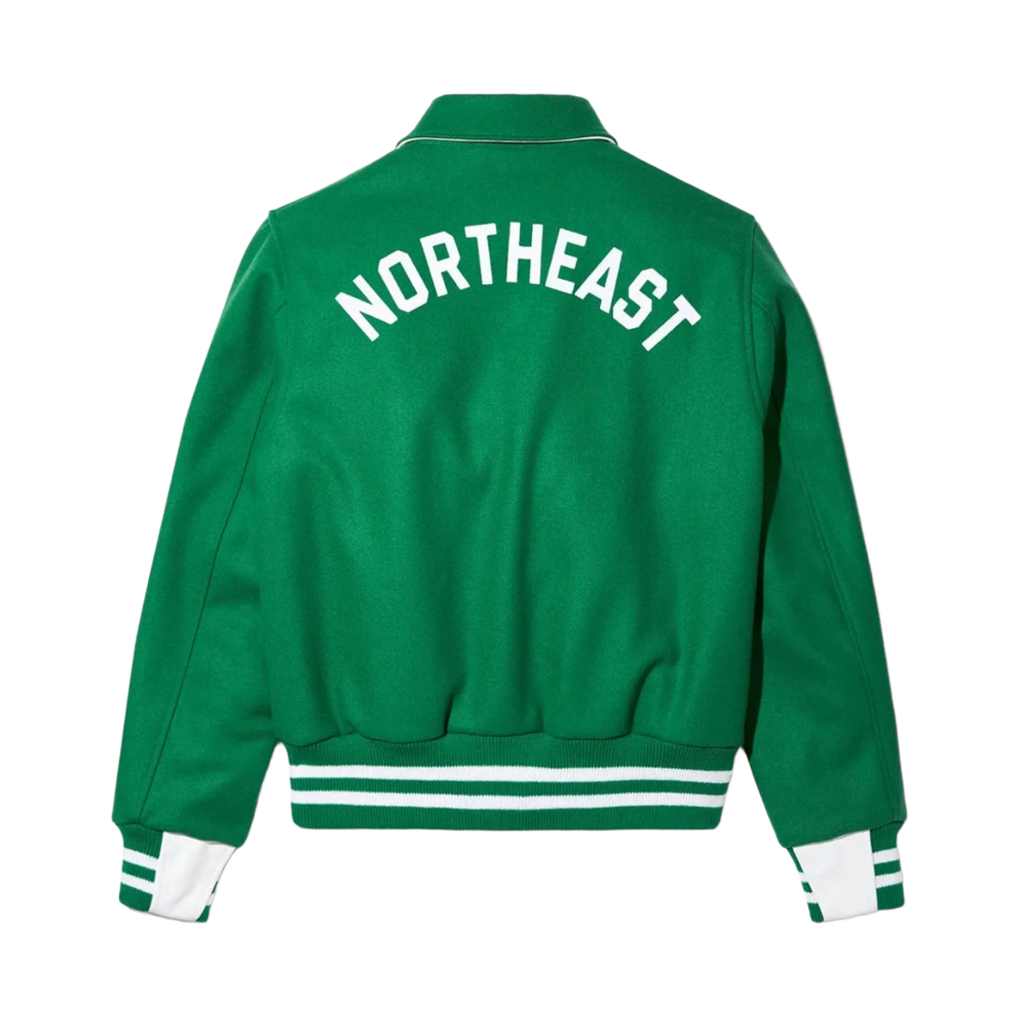노아 x 골든베어 노스이스트 울 바시티 자켓 켈리 화이트(Noah x Golden Bear Northeast Wool Varsity Jacket Kelly White) - 2