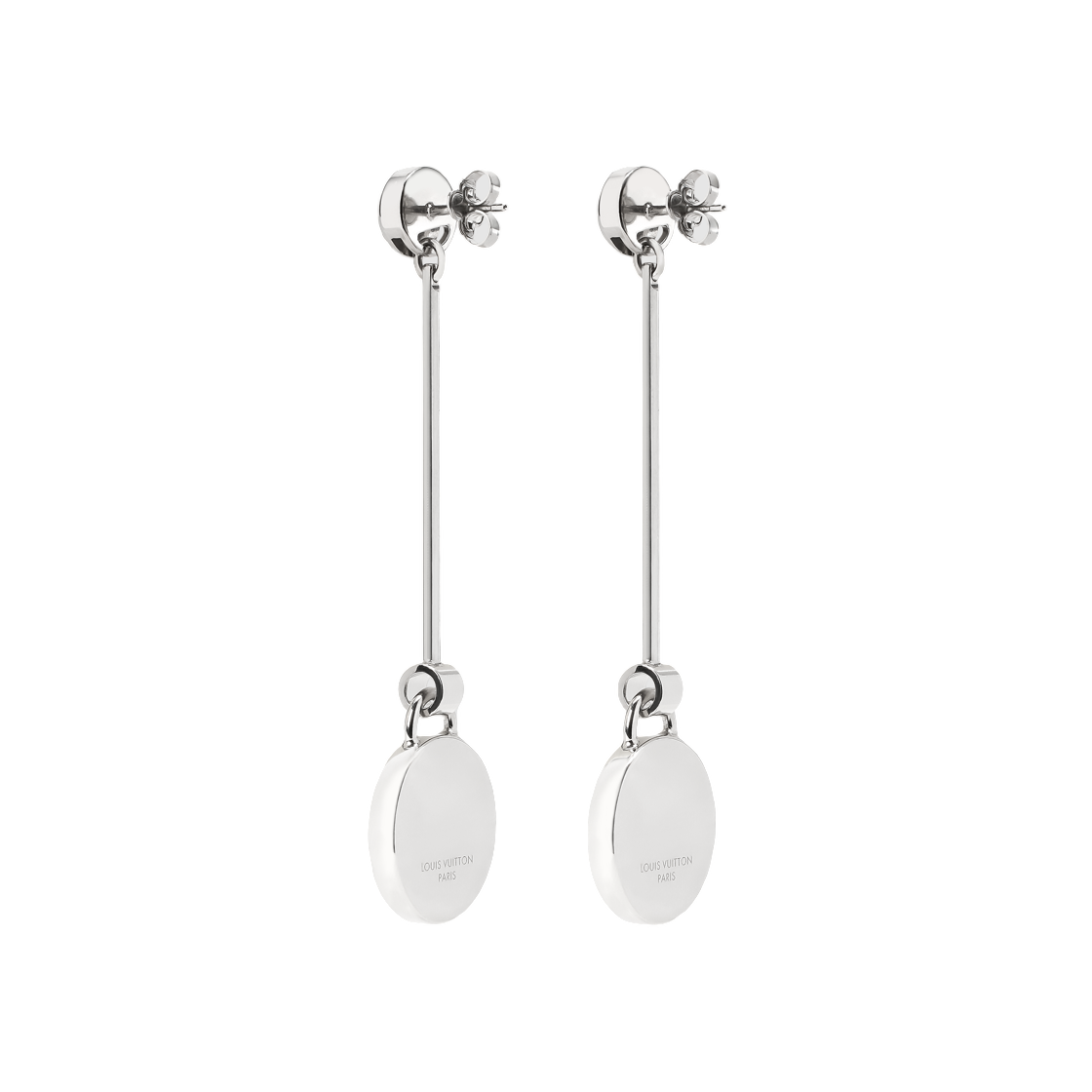 (W) 루이비통 시그넷 이어링 하드웨어((W) Louis Vuitton Signet Earrings Palladium) - 2