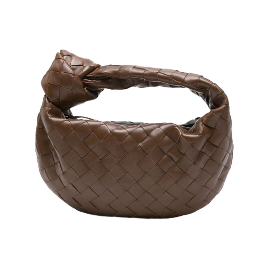 보테가 베네타 미니 레더 조디백 브라운(Bottega Veneta Mini Leather Jodie Bag Brown) - 1