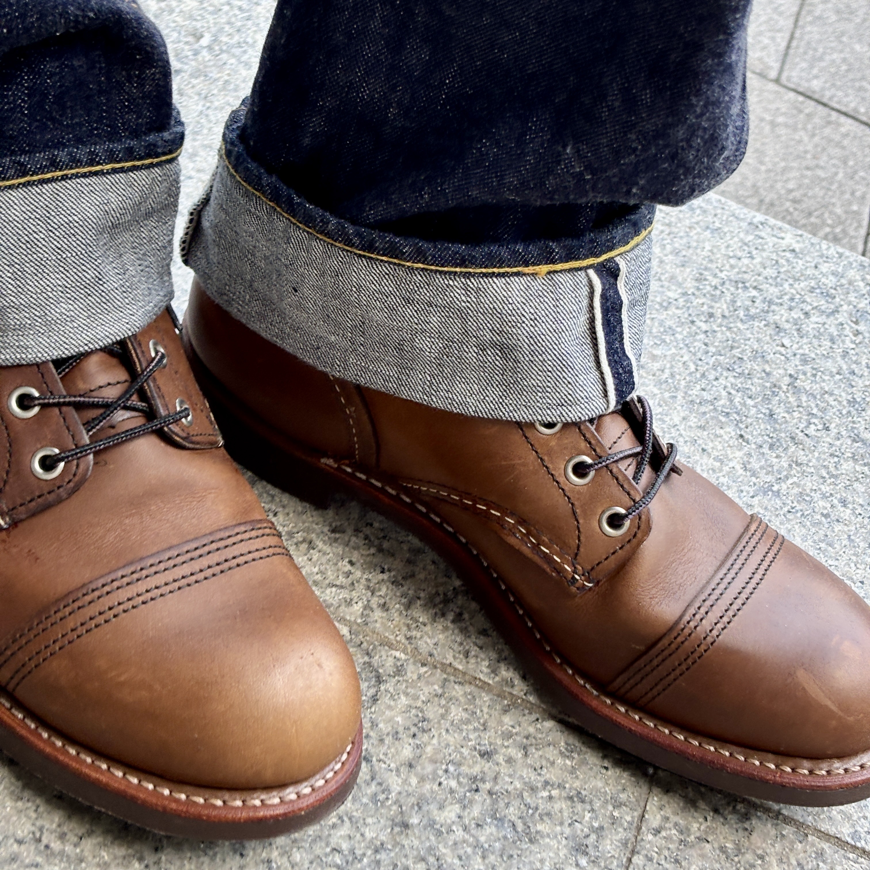 Red Wing Iron Ranger 8111 Amber Harness - D 착용 스타일 - 3