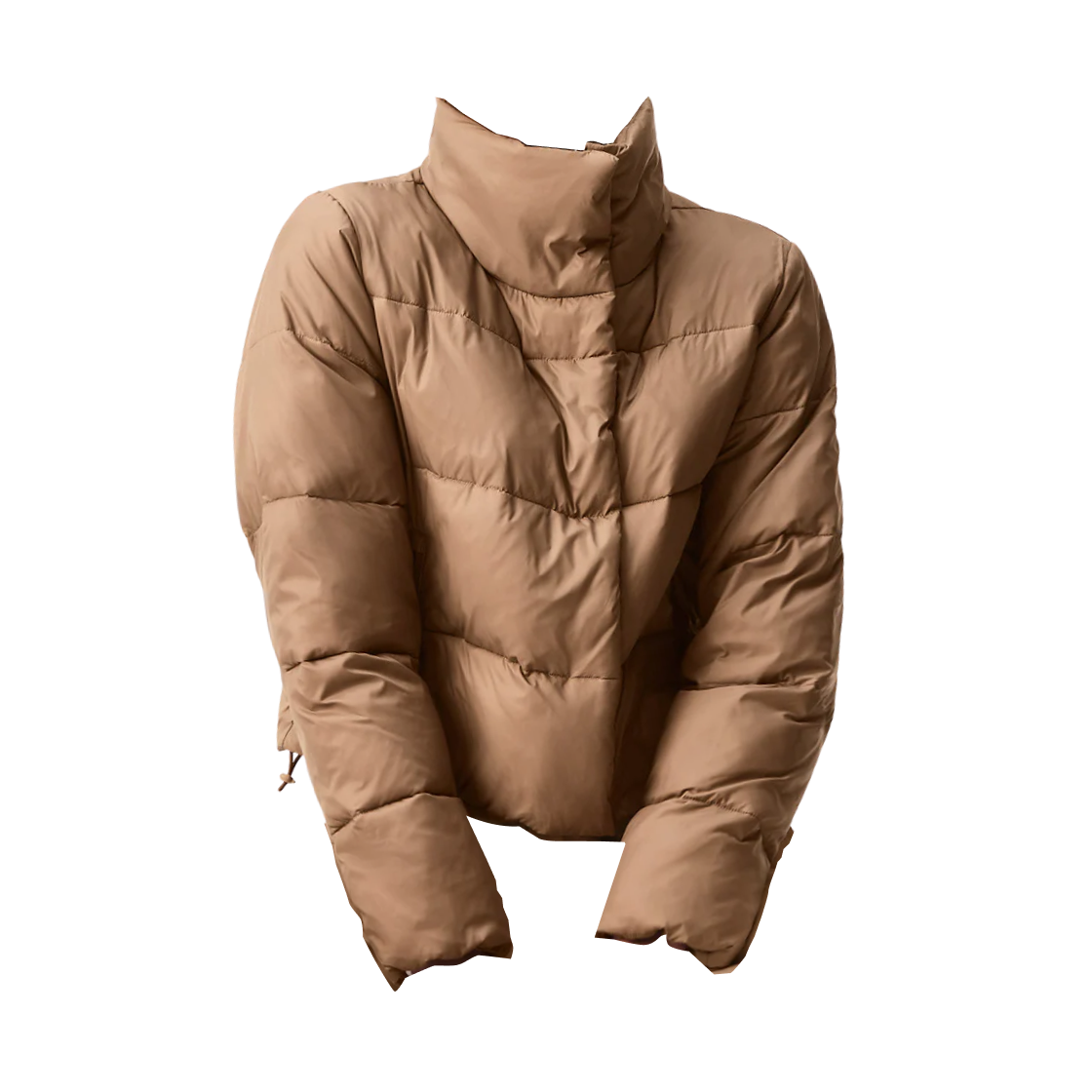 W4380R (W) Alo Yoga Gold Rush Puffer Toasted Almond