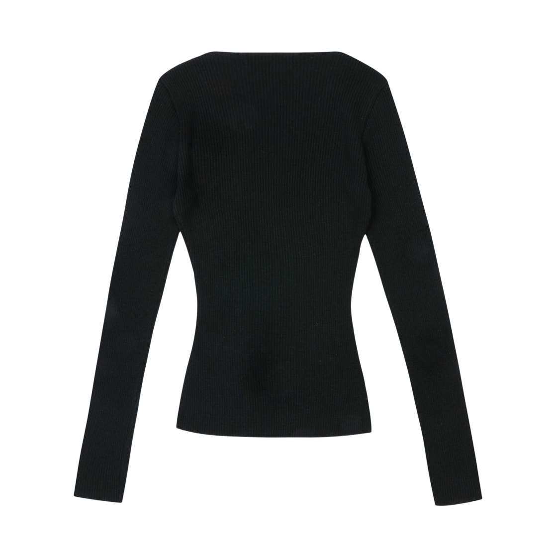 (W) 보헤미안 서울 버튼 브이넥 슬릿 니트 블랙 24Ver.((W) Bohemian Seoul Button V-Neck Slit Knit Black 24Ver.) - 2