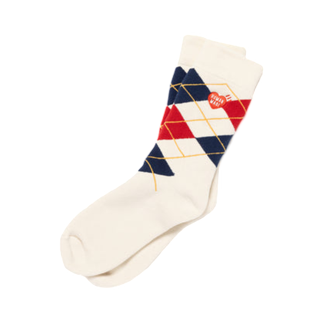 HM30GD095 Human Made Argyle Socks Navy