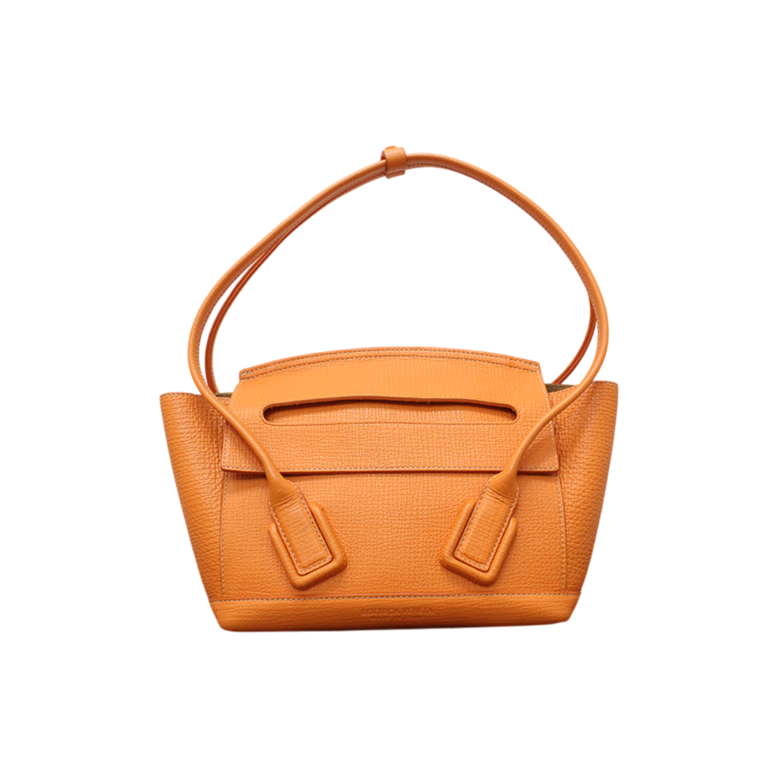 ITN6QE2GBMQJ Bottega Veneta Arco Small Orange Shoulder Bag 580725