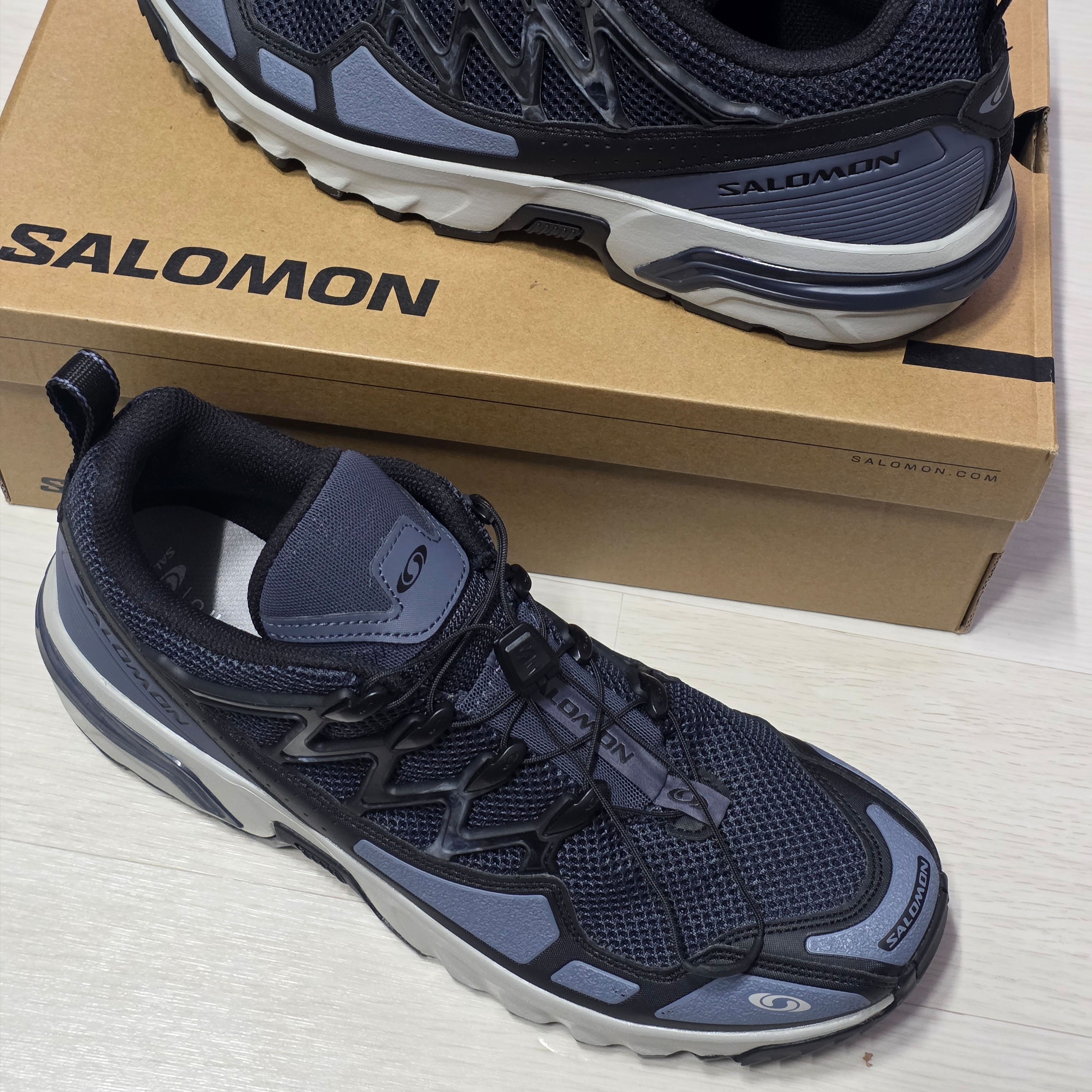 Salomon ACS + OG India Ink Black 착용 스타일 - 1
