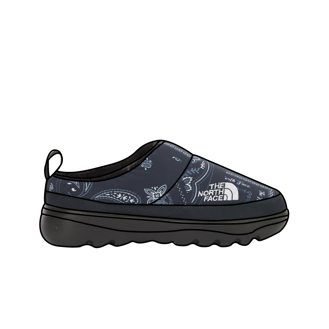 노스페이스 노벨티 스노우 뮬 네이비 - 25FW