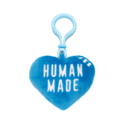 Human Made Stuffed Heart Key Charm Blue
