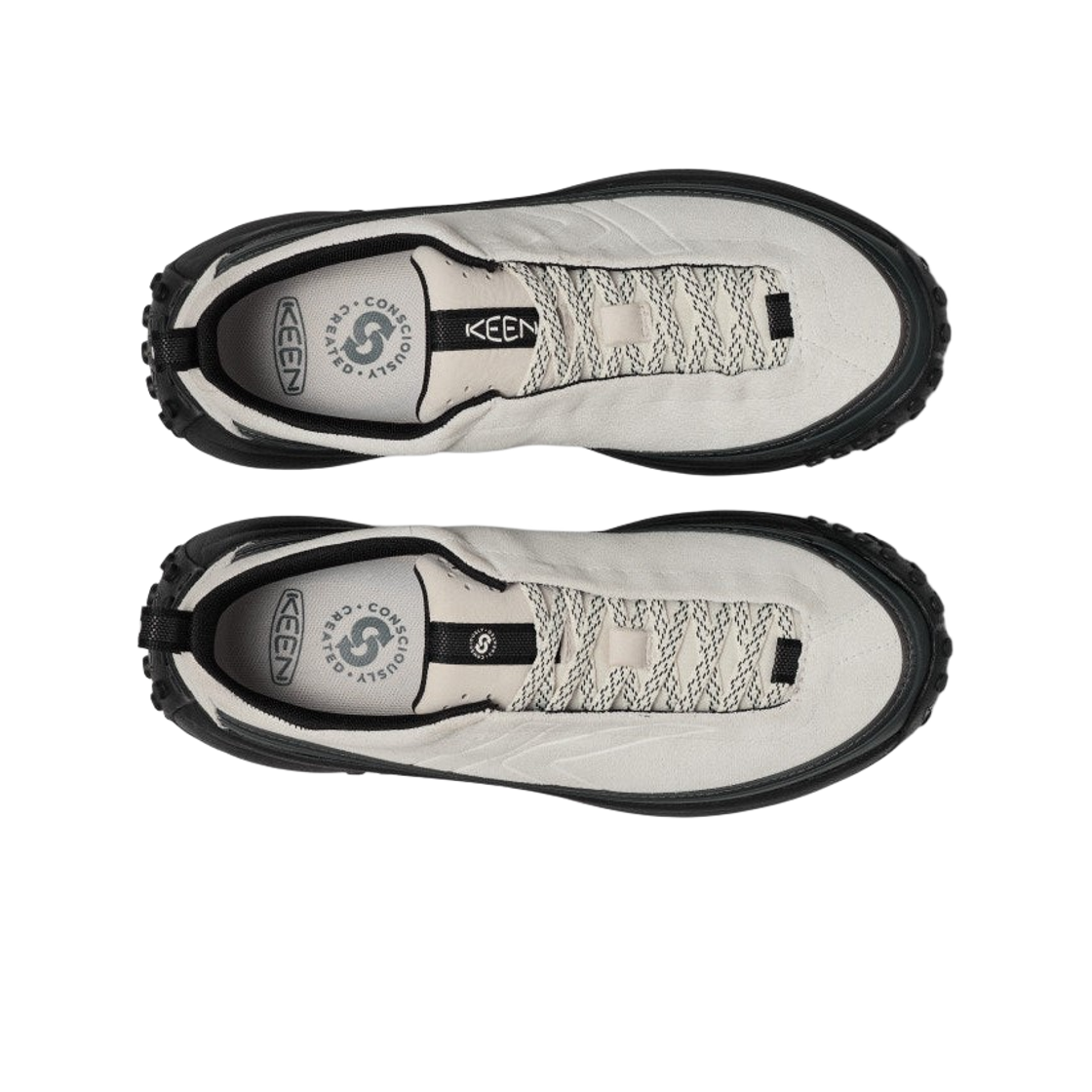 (W) 킨 KS 미노 스니커즈 실버 버치 블랙((W) Keen KS Mino Sneakers Silver Birch Black) - 2