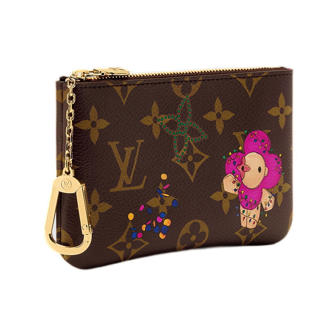 루이비통 키 파우치 S 모노그램 프로즌 오키드(Louis Vuitton Key Pouch S Monogram Frozen Orchid) - 2