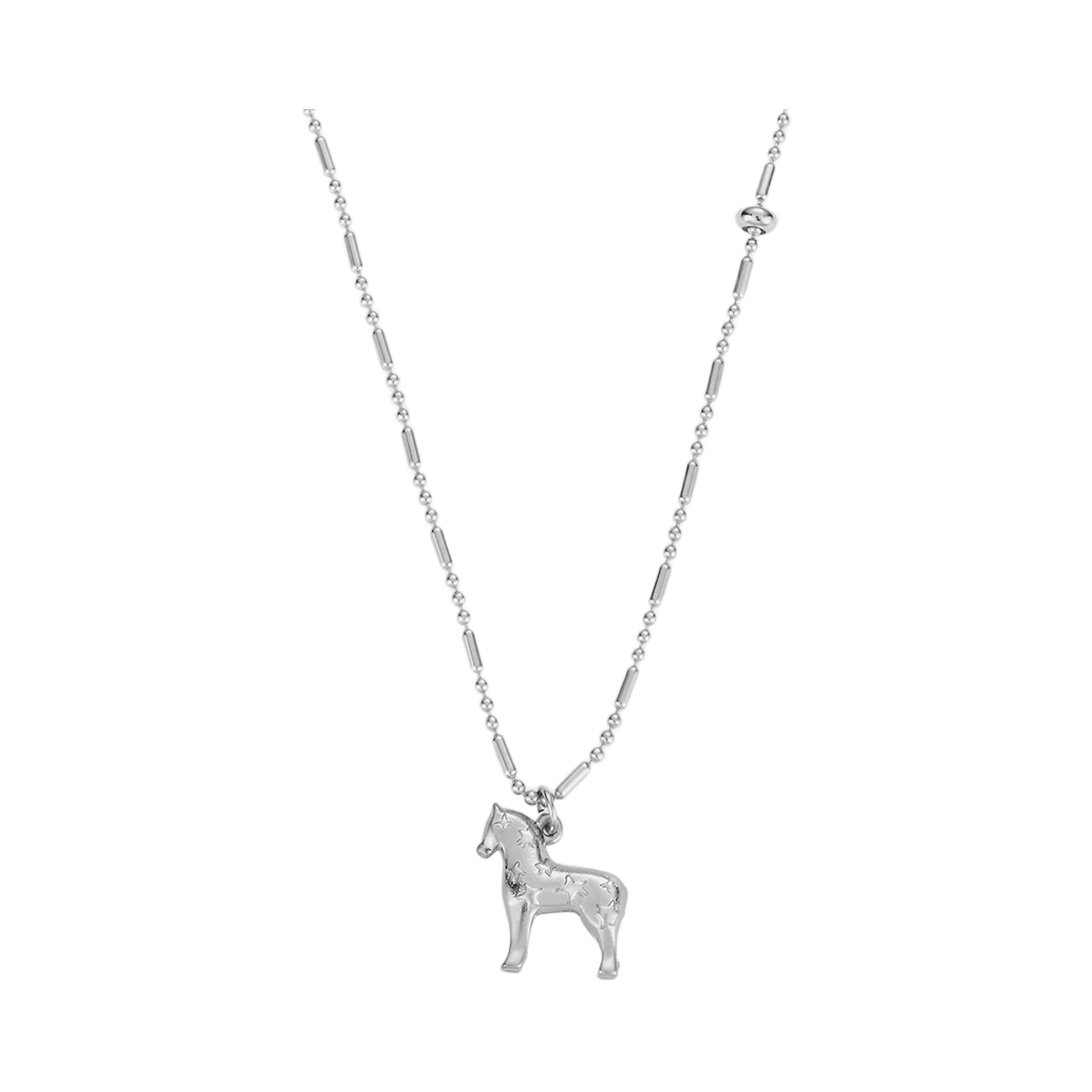 25FWSNLHORSVFF Nff Horse Necklace Silver