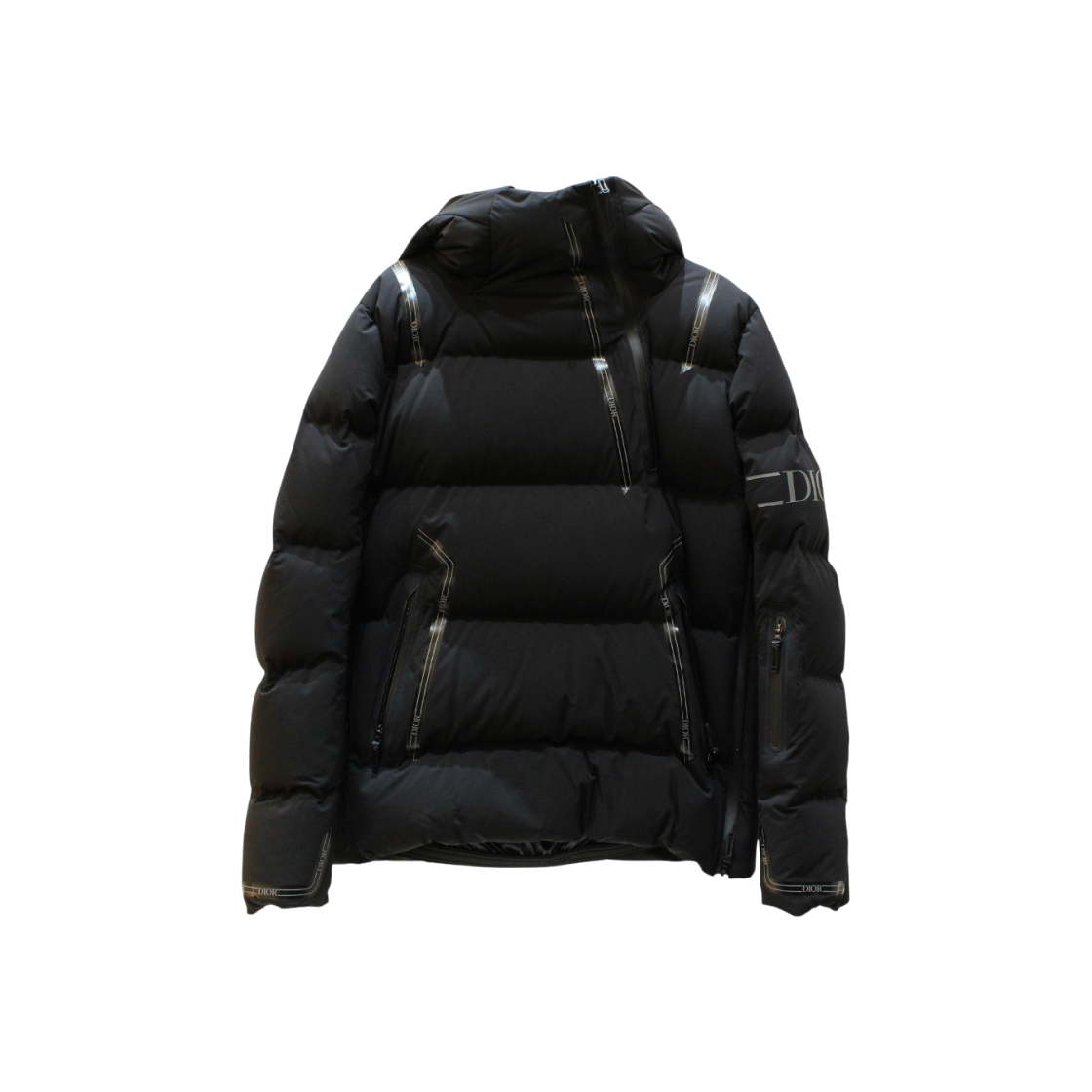 디올 미즈사와 다운 아노락 후드 패딩 52사이즈 213C402A5093