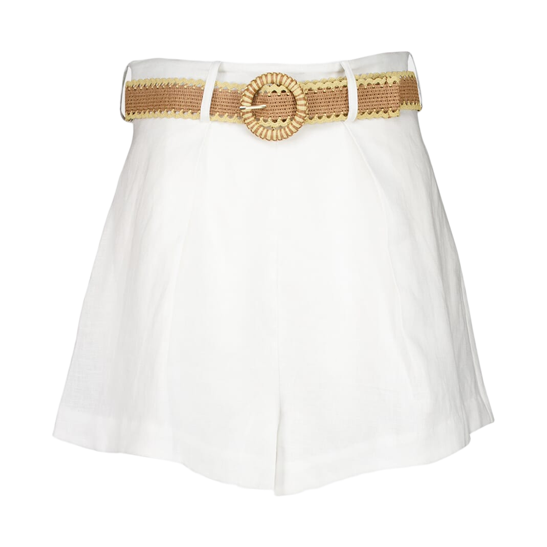 5205ASS251 (W) Zimmermann Rhiannon Tuck Shorts Ivory