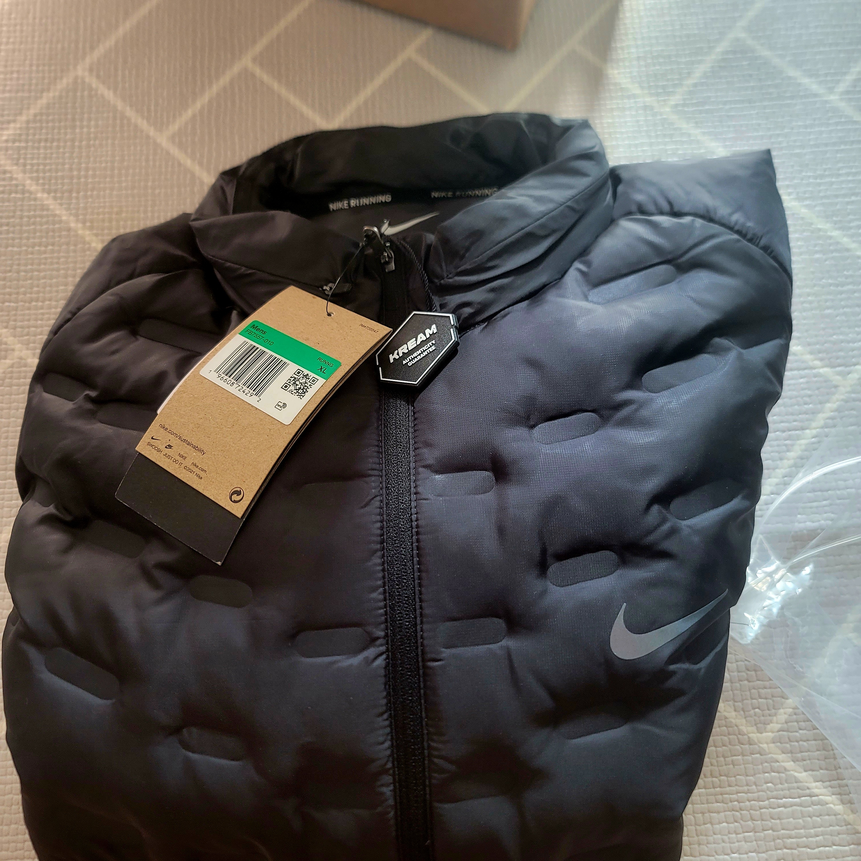 Nike Therma-Fit ADV Aeroloft Repel Down Running Jacket Black - Asia 착용 스타일 - 5