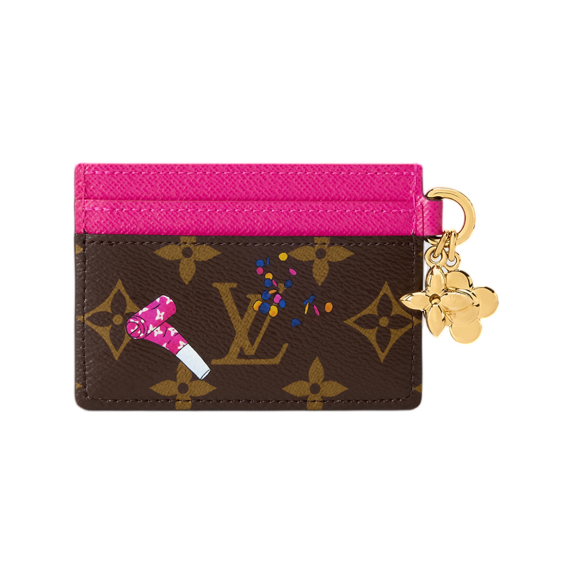 루이비통 LV 참 카드 홀더 모노그램 프로즌 오키드(Louis Vuitton LV Charms Card Holder Monogram Frozen Orchid) - 3