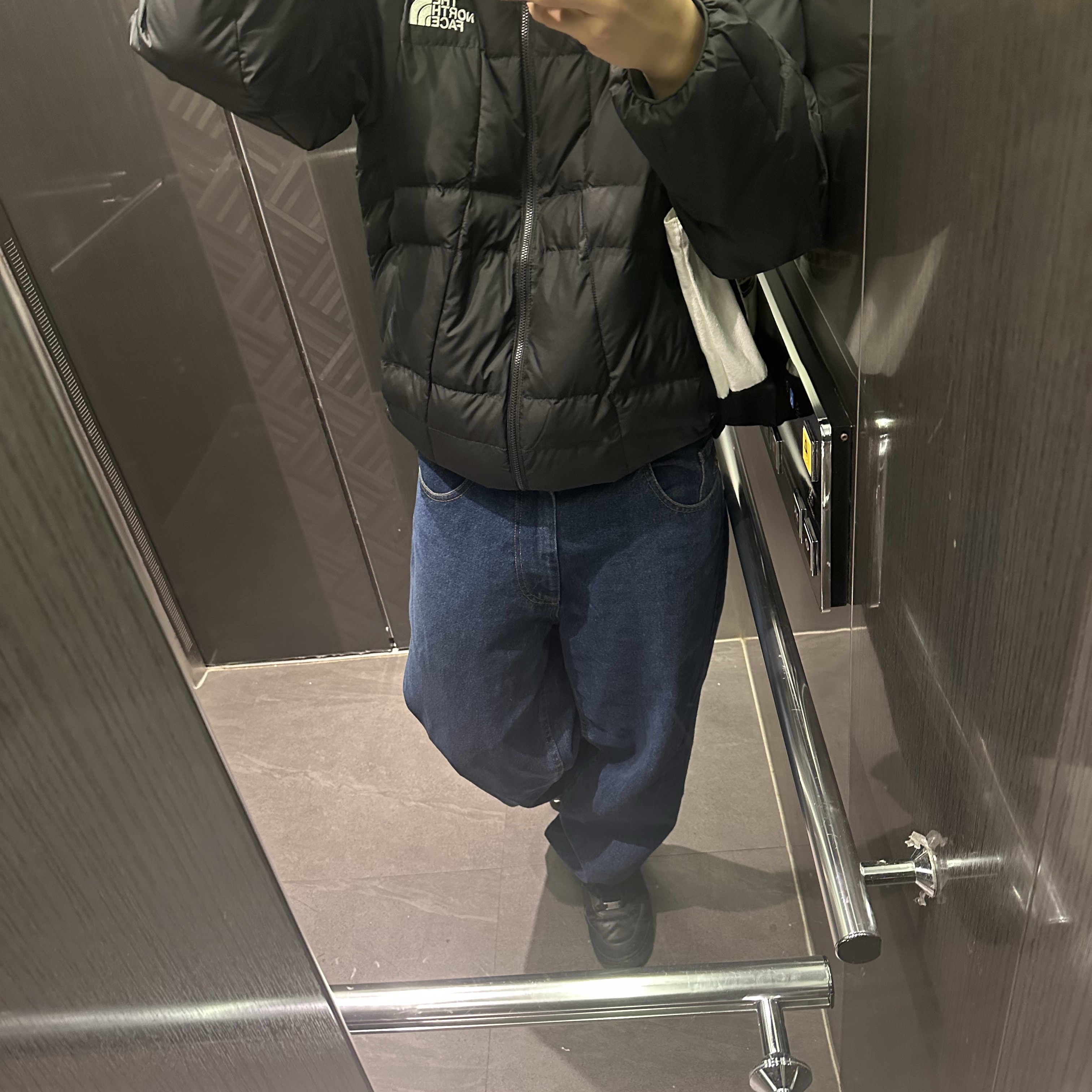Polar Skate Co. Big Boy Pants [Dark Blue], Nike Air Force 1 '07 Low Triple Black 착용 스타일