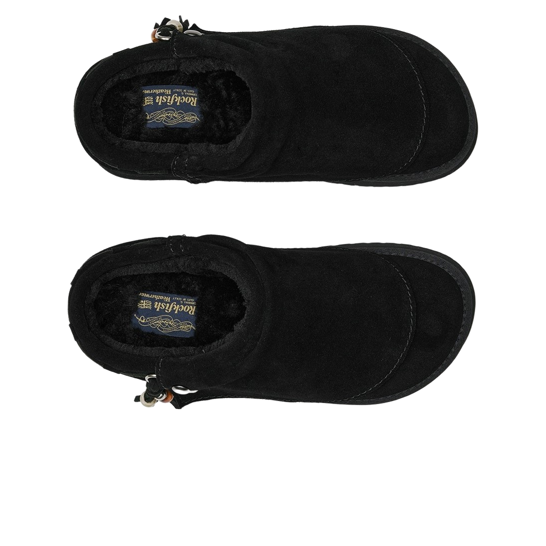 (W) 락피쉬웨더웨어 스터드 맥시 폴디드 뮬 블랙((W) Rockfishweatherwear Stud Maxi Folded Mules Black) - 2