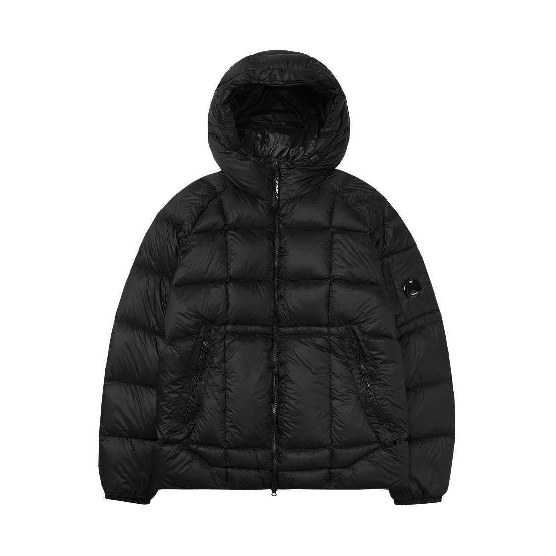 C.P. 컴퍼니 D.D. 쉘 후드 다운 자켓 블랙 - 25FW(C.P. Company D.D. Shell Hooded Down Jacket Black - 25FW)