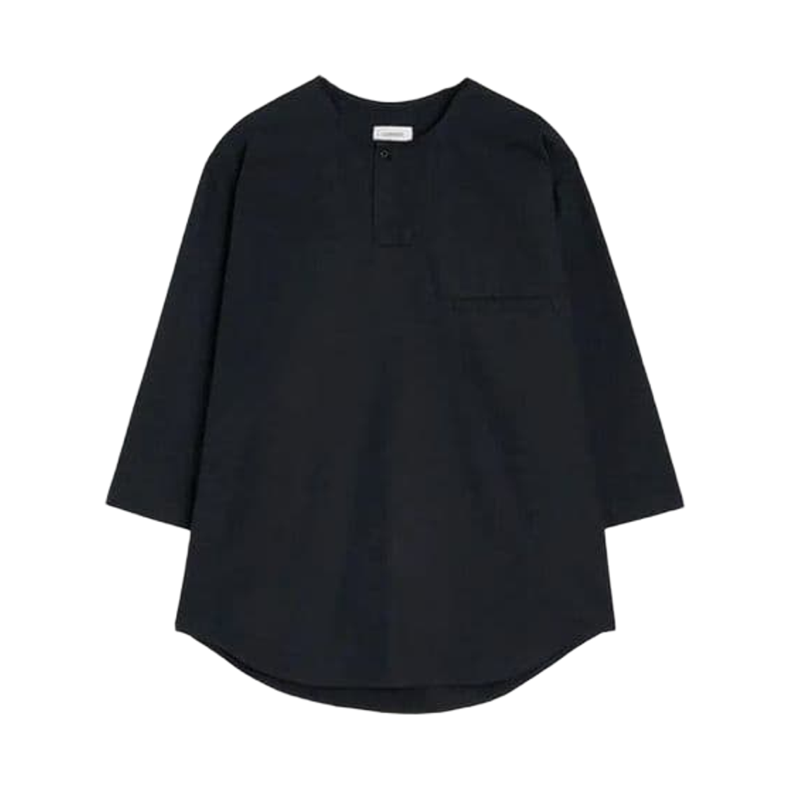 TO1326-LF839-997 Lemaire Boxy Cotton T-Shirt Caviar