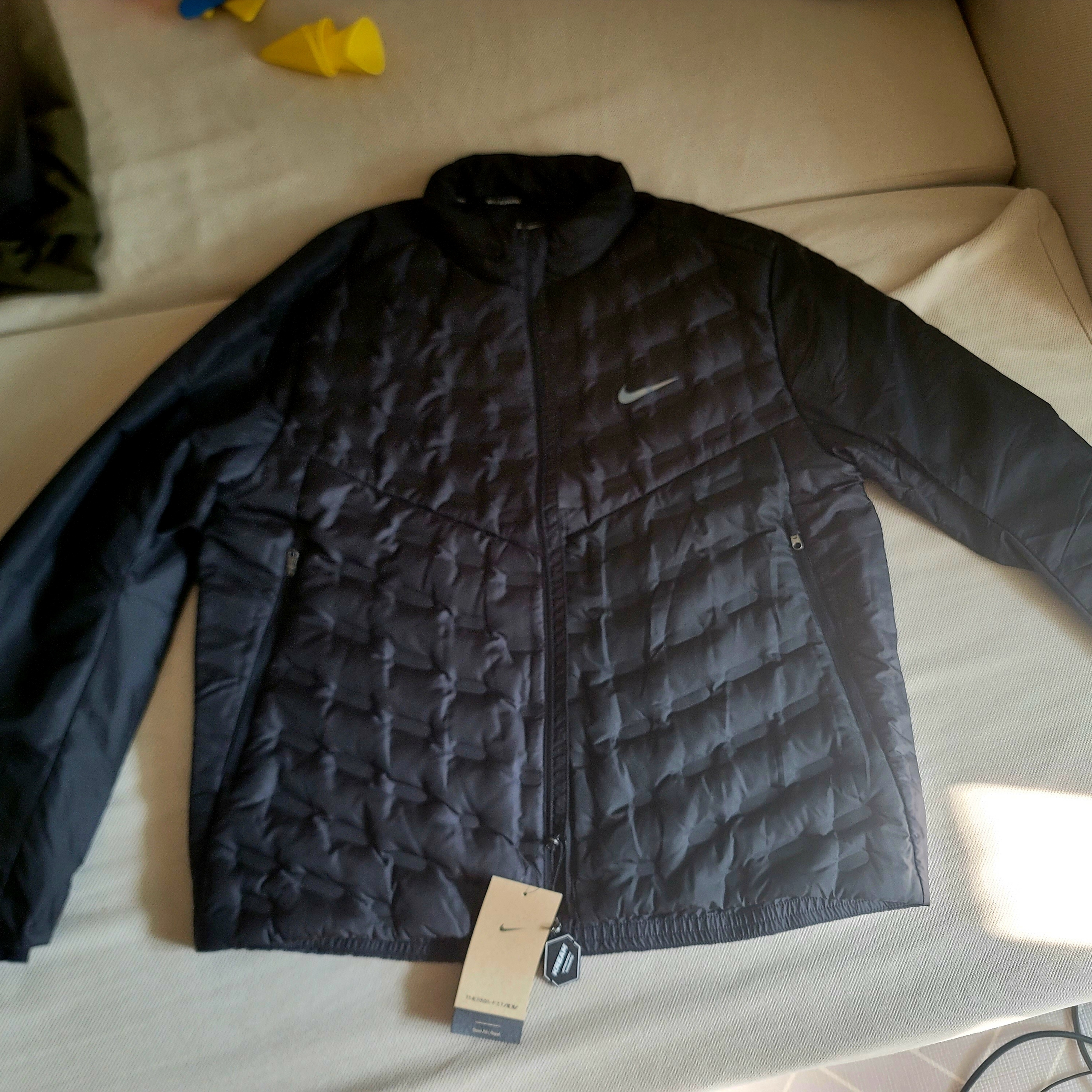 Nike Therma-Fit ADV Aeroloft Repel Down Running Jacket Black - Asia 착용 스타일 - 1