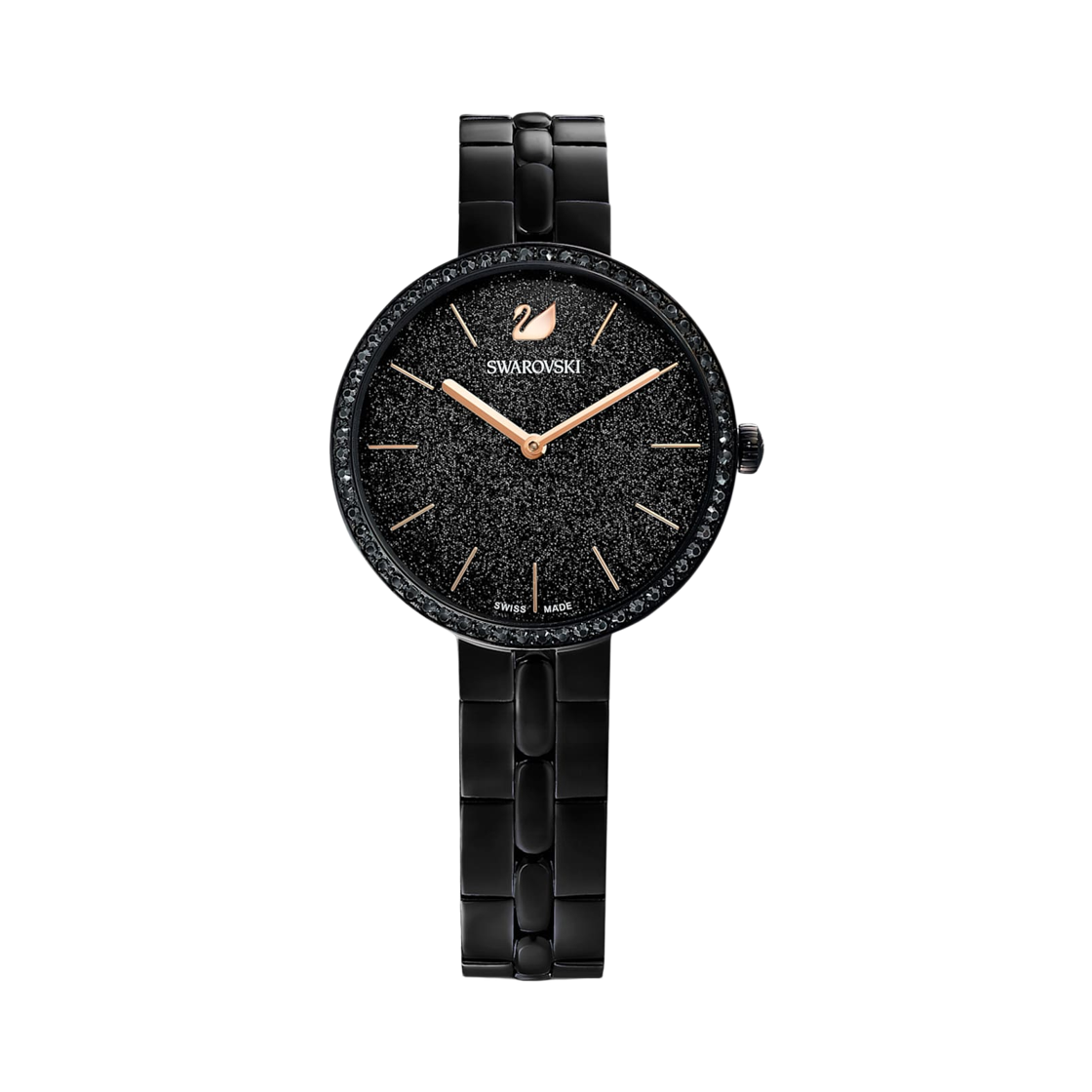 5547646 (W) Swarovski Cosmopolitan Watch 32mm Black