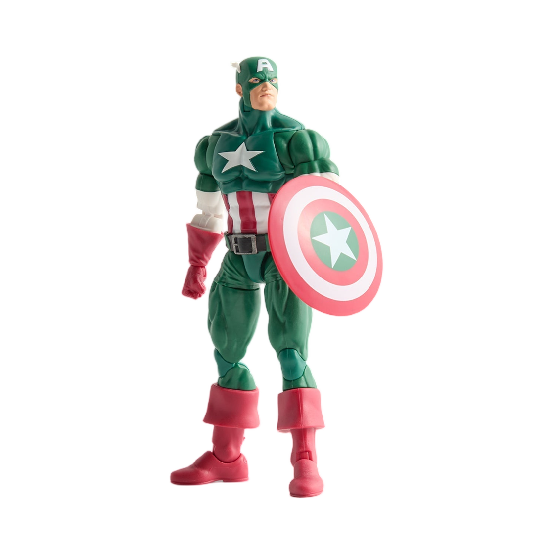키스 x 마블 포 해즈브로 레전드 캡틴 아메리카 게이머버스 플레이어 2 피규어 그린(Kith x Marvel for Hasbro Legends Captain America Gameverse Player 2 Figure Green)