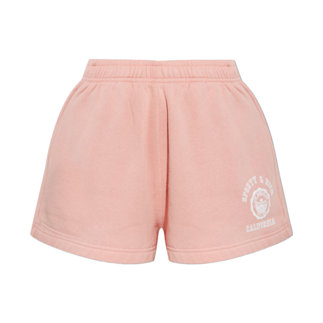 SH052625218P1 Sporty & Rich Logo Shorts Pink