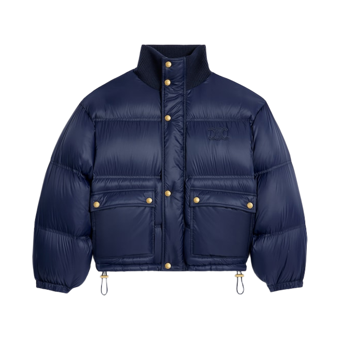 (W) 셀린느 퍼퍼 자켓 라이트 나일론 네이비((W) Celine Puffer Jacket in Light Nylon Navy)