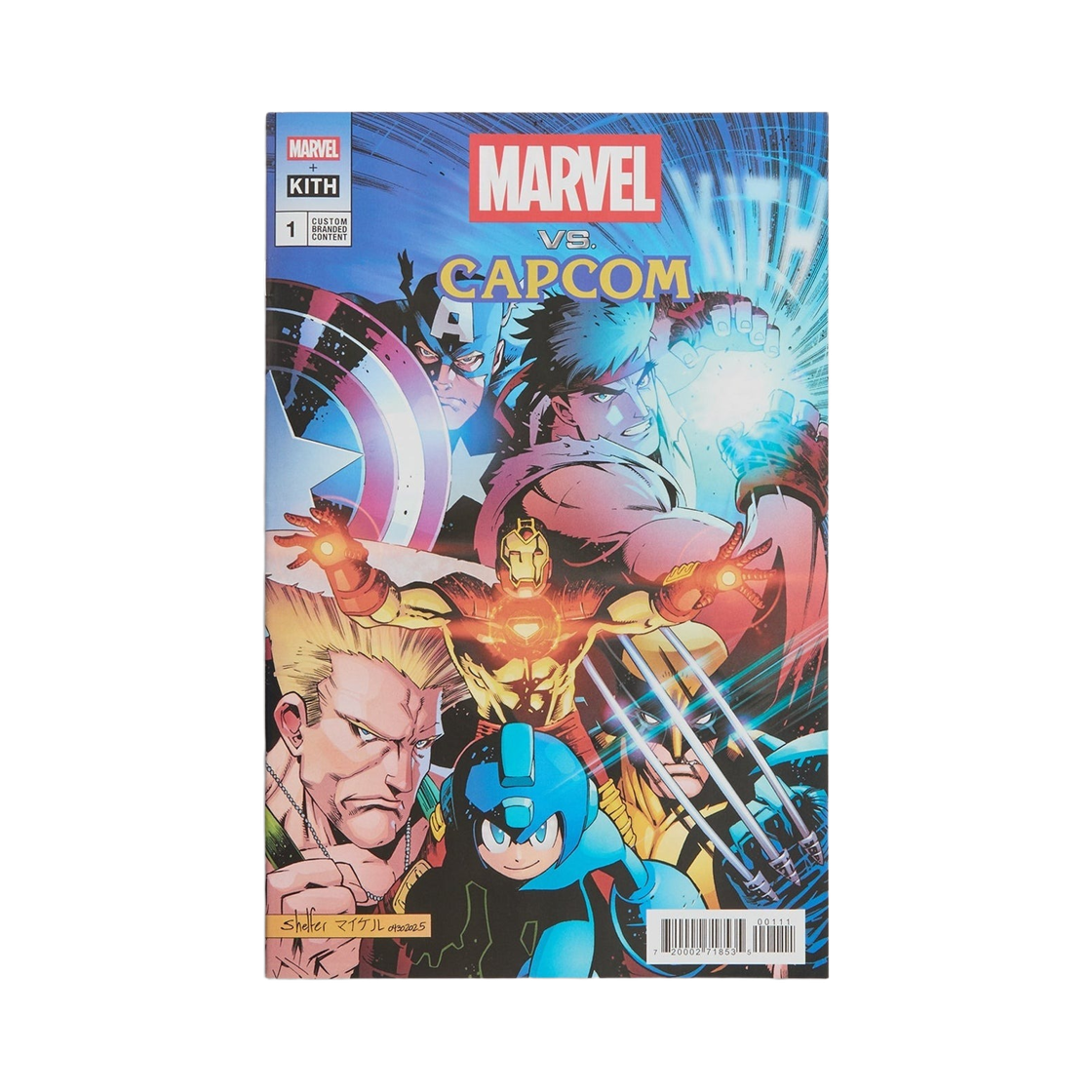 키스 x 마블 vs. 캡콤 코믹 북 미개봉 랜덤박스 (1개입)(Kith x Marvel vs. Capcom Comic Book Sealed Case (1 Blind Box))